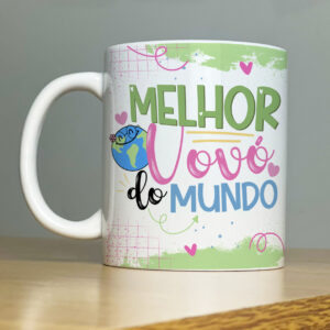 Caneca "Melhor vovó do mundo"