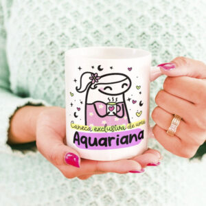 Caneca signo aquário - Aquariana