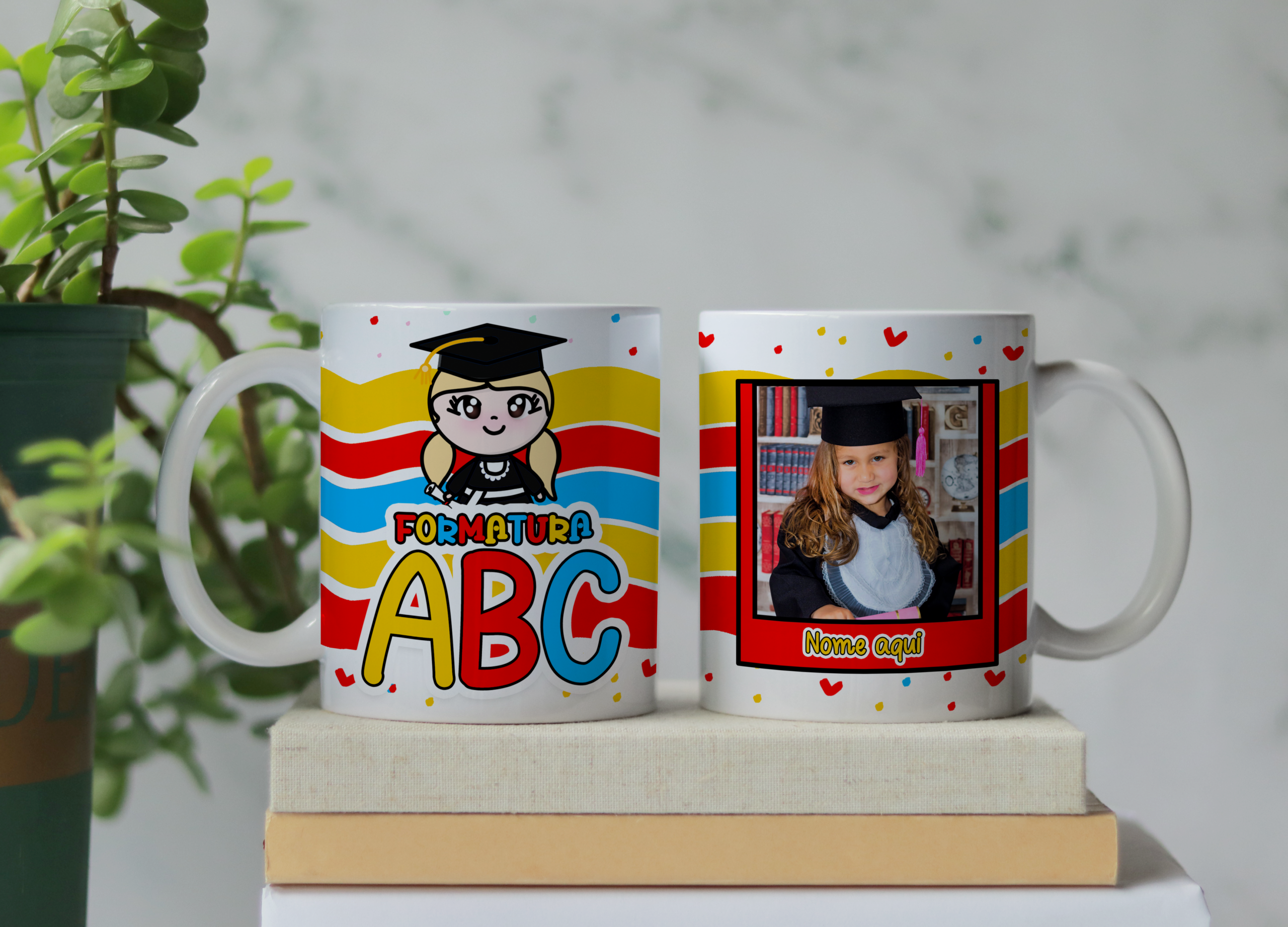 Canecas com foto de formatura ABC - meninas - Imagem 6