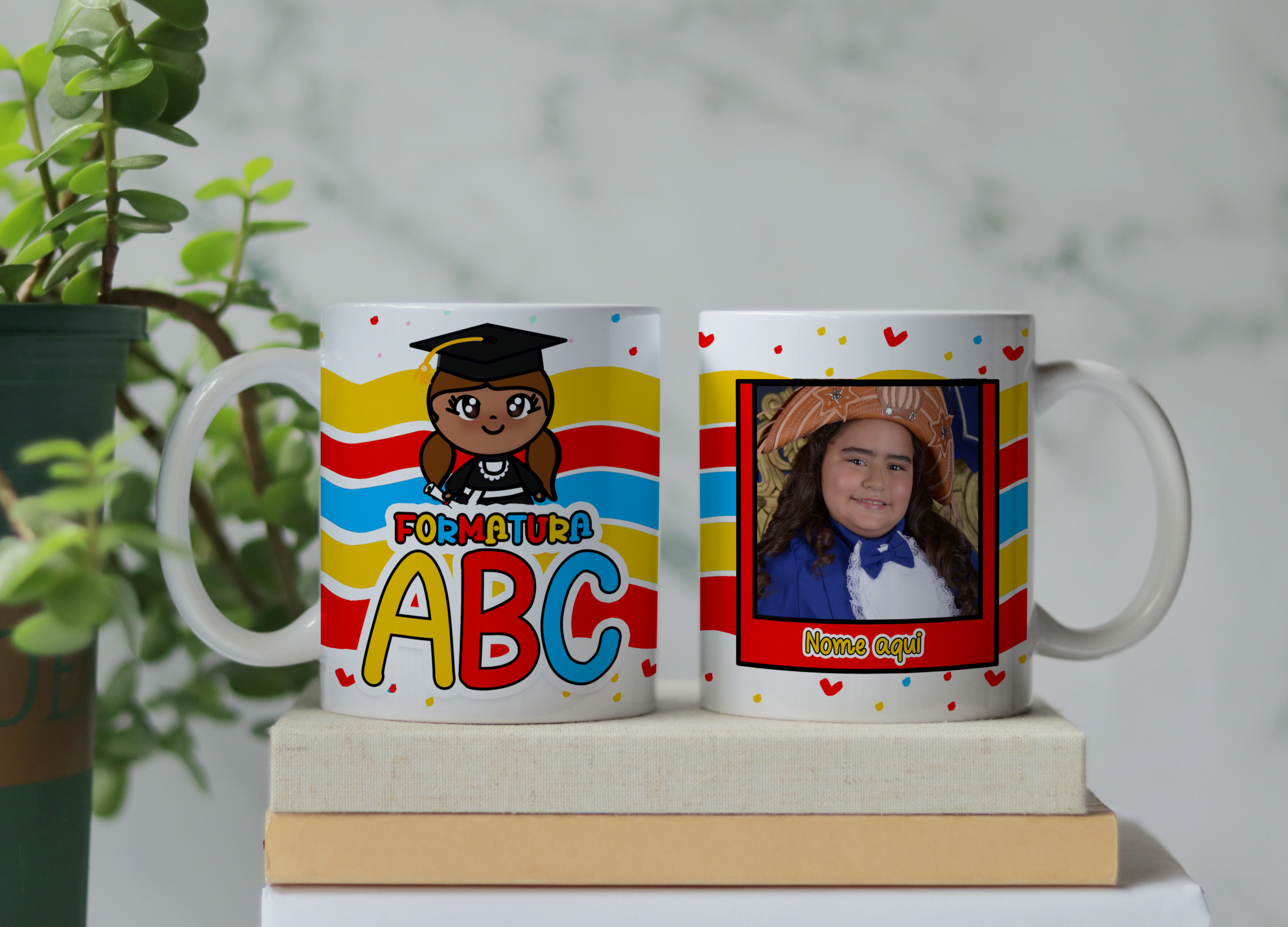 Canecas com foto de formatura ABC - meninas - Imagem 4