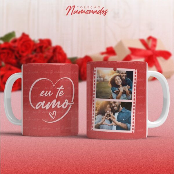 Caneca com foto "Eu te amo.." mod.2