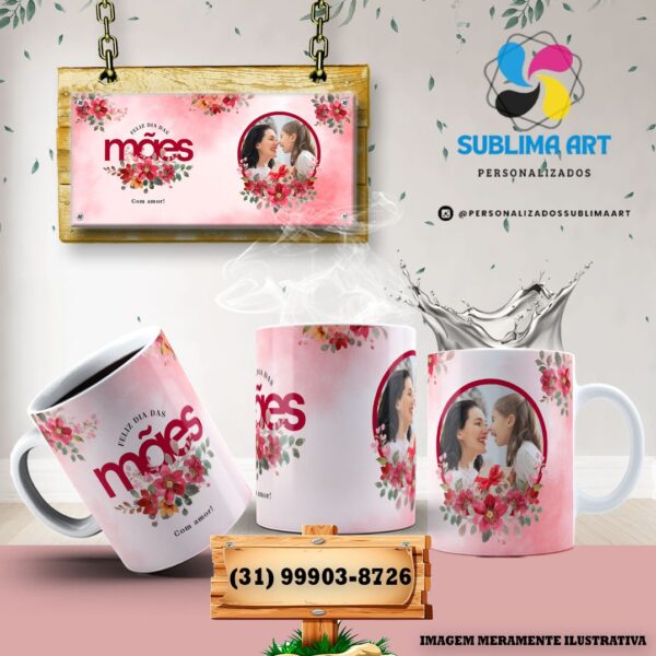 Caneca "Feliz Dia das Mães!"