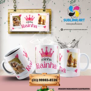 Caneca "Minha Rainha"