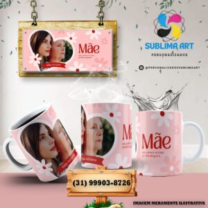 Caneca "Mãe, seu amor é meu porto seguro"