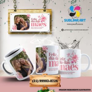Caneca "Feliz Dia das Mães!"