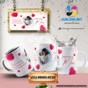 Caneca "Feliz Dia das Mães!"