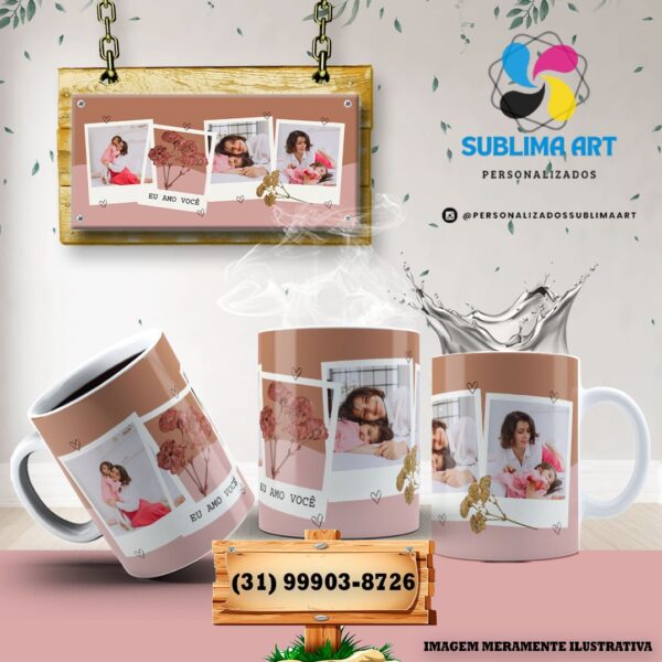 Caneca "Eu amo você"