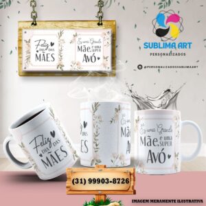 Caneca "Feliz Dia das Mães!"