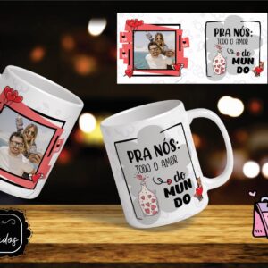 Caneca com foto - Coleção Namorados Mod.1