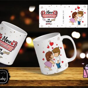 Caneca com foto - Coleção Namorados Mod.2