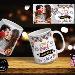 Caneca com foto - Coleção Namorados Mod.4