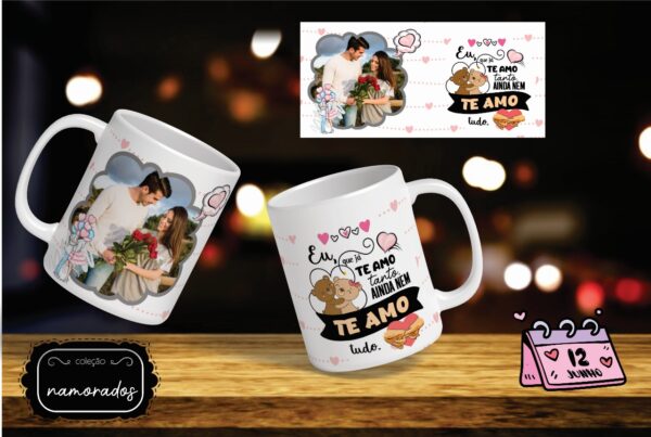 Caneca com foto - Coleção Namorados Mod.5