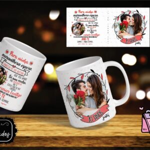 Caneca com foto - Coleção Namorados Mod.7